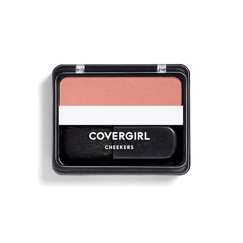 COVERGIRL Cheekers Blendable Powder Blush Iced Cappuccino, .12 oz (packaging may vary), 1 Count