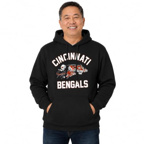 Hoodie NFL adulte Retro Gameday ultra doux - noir, Medium
