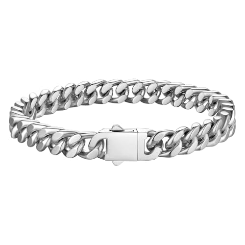 Image of Peora Stainless Steel Metal Bracelet Stylish Openable Fancy Design Jewellery Gift for Men