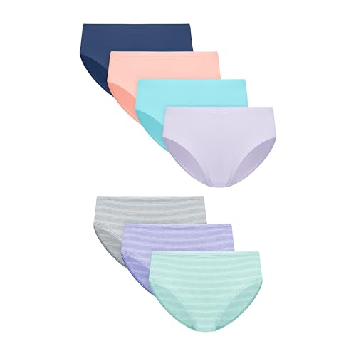 Hanes Girls' Hipster Underwear, Assorted Prints