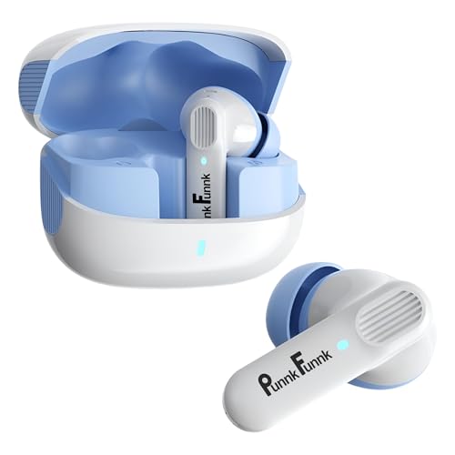 Image of PunnkFunnk BeatXtra Pro | Bluetooth 5.3 Wireless Earbuds | 40H Playtime | 32dB ANC & Quad ENC Mics | 13mm Drivers | 4D Panoramic Audio | Game /Music Mode | IPX5(White)