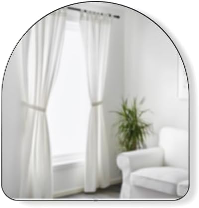 Umbra Hubba Arched Wall Mirror with Metallic Frame, Modern Style ...