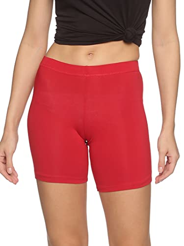 Image of OUTFLITS Ladies Cycling Shorts| Under Dress | Yoga Shorts | Workout Shorts | Running Shorts | Exercise Shorts | Gym Shorts for Womens