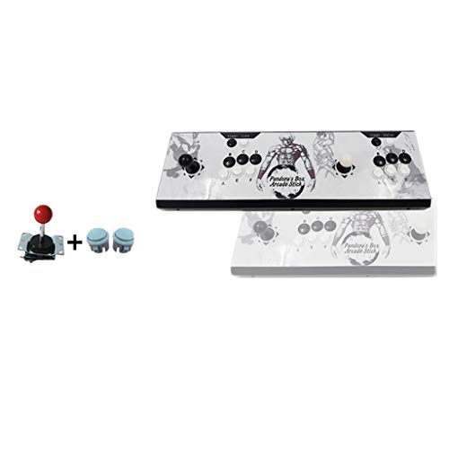 LHY- Moonlight Box 9-estándar de 6 Teclas de la Consola, 1500 Juegos, DX Nostálgico Inicio Juego de arcada luz de la Luna Caja 9 de la Moneda Rocker OBLE Fighting automático TV Productos electronicos