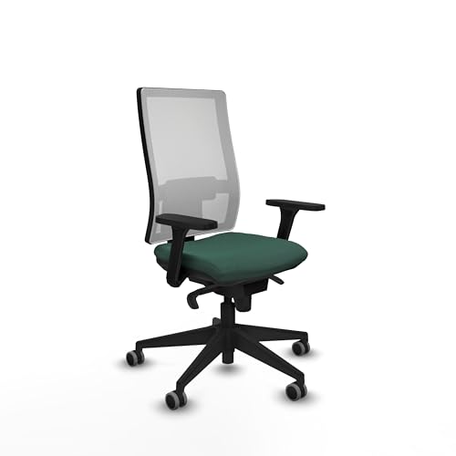 Piqueras y Crespo   Comprar Silla de Oficina Modelo Horna con Brazos 3D, Mecanismo sincro 5 Posiciones, Respaldo Regulable y Apoyo Lumbar 1D para Home Office.