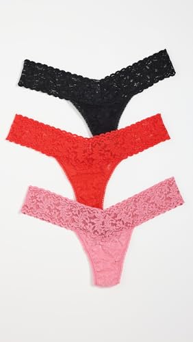 Image of hanky panky - Signature Lace Low Rise Thongs for Women | Lacy Lingerie Underwear | 3 or 5 pack