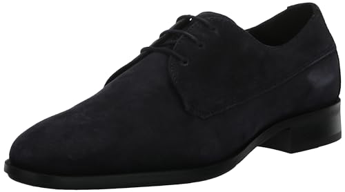 Image of BOSS Men's Colby Smooth Suede Lace Up Derby Dress Shoes