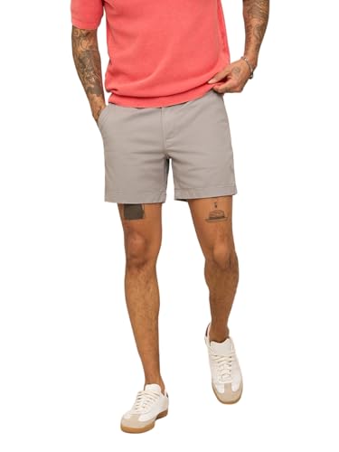 Image of Chubbies Chino Shorts Men 5.5 Inch - Mens Shorts Casual with Elastic Waistband, Side and Back Pockets, Stretch Cotton Blend