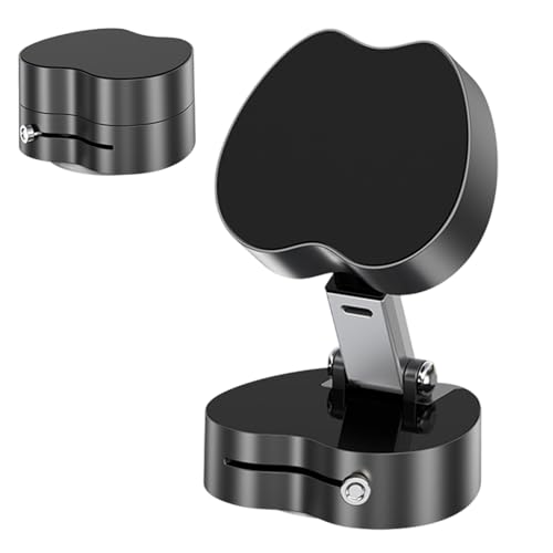 Soporte para teléfono móvil al vacío, soporte magnético plegable para teléfono móvil con función giratoria de 360°, accesorio de camping para coche, salpicadero, oficina, escritorio de viaje