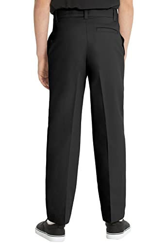 Image of Classroom Uniforms Little Boys Pants Flat Front 3 Pockets | Adjustable Waist Twill, Zip Fly Front, Adjustable Waistband, Smooth & Comfortable Fabric, Easy Care, School Uniform Essential