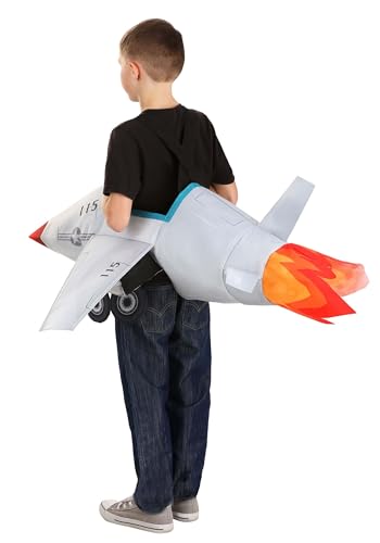 Disfraz para niños de jet de combate miniatura 5
