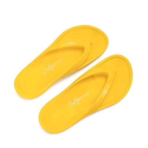 Luffymomo Womens Flip Flops Sandals Slip On Sport Summer Beach Thong(9 M Us Yellow Women) #TOP2