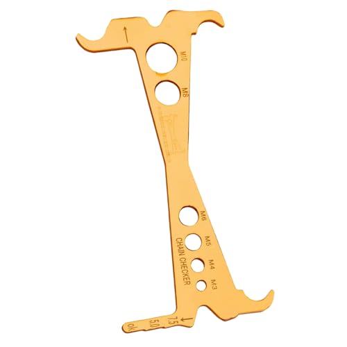 HUANGENG 1/2 piezas de medidor de cadena de bicicleta de montaña, regla de medición de desgaste de bicicleta, herramienta de reparación de cadena de bicicletas, fácil de usar