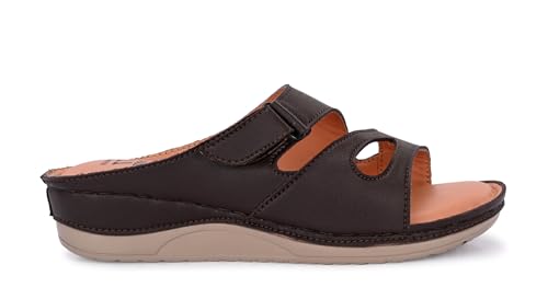 Image of Karaddi Women's Flats Sandal | Platform Heels Soft Cushion Ortho Sandals for Ladies Fashion | Comfort Open Toe Sandal
