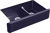Kohler K-6427-DGB Whitehaven Kitchen Sink, IndigoBlue