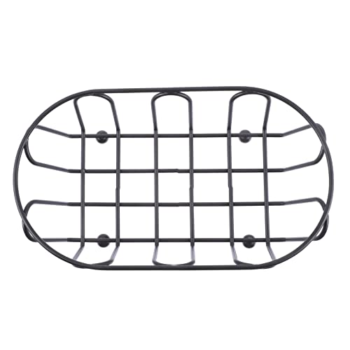 PRETYZOOM 3 Piezas Canasta De Bocadillos Cesta De La Casa Canasta De Almacenamiento Para El Hogar Cesta De Almacenamiento Canasta De Postres Cesta De Frutas Decorativa Acero Inoxidable Black