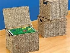 Letter Size Hanging File Box Organizers With Lid By Jumbl