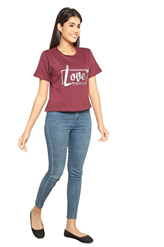 Image of MIST N FOGG Casual Printed Womens Crop Tops
