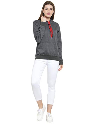 Image of Scott International Men's Solid Cotton Hoodies for Men, Trendy and Comfortable Sweatshirts for Men, Stylish Winter Wear with Hood and Pockets, Fashionable Hooded Sweatshirts