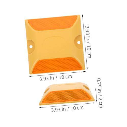 Marcadores reflectantes para vías de 3.94x3.94x0.79 in miniatura 2