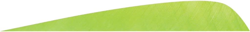 Gateway Parabolic Feathers Chartreuse 4 in. RW 50 pk.