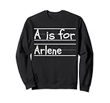 Funny Name A is for Arlene Kindergarten Tag Kids