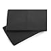 MALOUF Double Brushed Microfiber Super Soft Luxury Pillowcase Set - Wrinkle Resistant - Queen Pillowcases - Set of 2 - Black