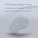 Hubceuo Finger Throttle LCD Display Silicon Cover Water Proof Transparent Protective Cap for Electric Scooter Instrument