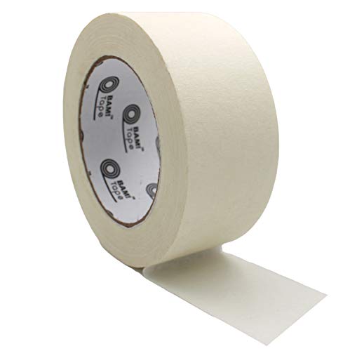 Cinta Adhesiva de Color Blanco de BAM! Tape Amplio | Cinta de Papel para Manualidades para Niños | Material Escolar STEM | 1 Rollo 5 cm x 54 m | Artículos de Arte, Kit Manualidades