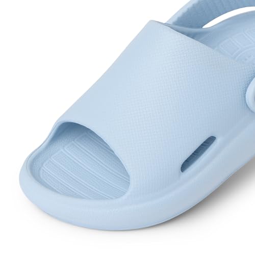 REEF Toddler/Little Kid Rio Slide Sandal, Super Soft Molded EVA Footbed, Lightweight, Water Friendly, Backstrap, Dusty Blue, 7 - image 7