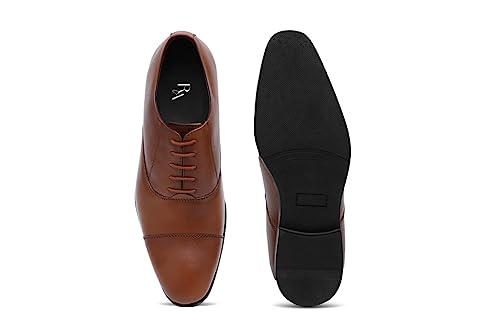 Image of Men's Genuine Leather Lace Up Oxford Formal Shoes