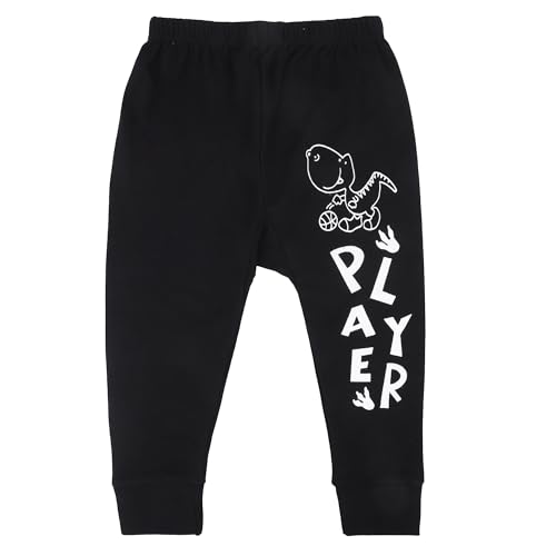 Image of superminis Unisex Cotton Pajama Pants for Boys & Girls Combo Pack | Kids & Baby Soft Sleepwear Pyjamas with Animal Cartoon Print | Toddler Breathable Nightwear Bottoms