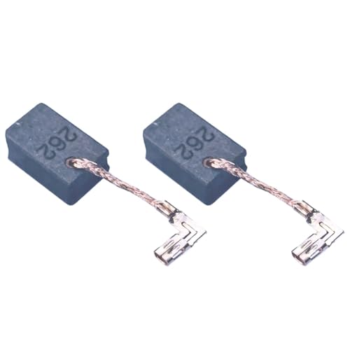 Paquete de 2 cepillos de carbono de repuesto para amoladoras angulares, compatibles con modelos 1910M3-7, CB-264 y CB-262, 7 x 11 x 17 mm (CB262)