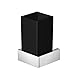 Produktbild Steinberg Serie 460 Glashalter Chrom mit Glas satiniert schwarz