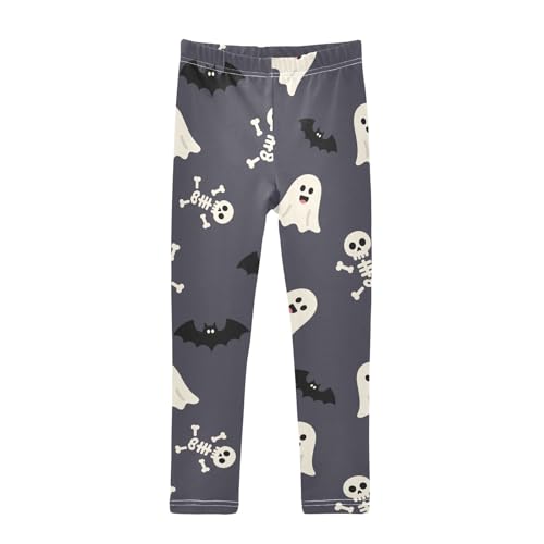 Girls' Leggings Cute Skull Ghost Bats Kids Yoga Tights Pants 1 Pack 2301697