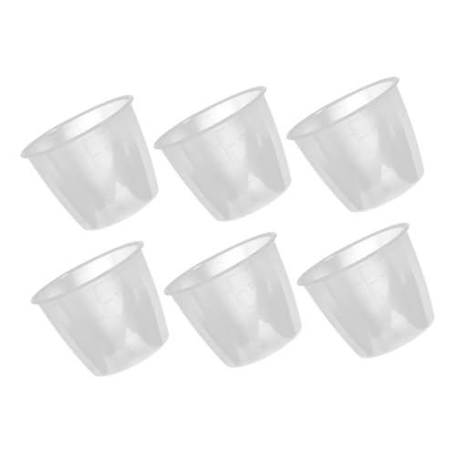 ULTECHNOVO 6pcs Rice Cooker Measuring Cups Half Cup Humidity Resistant for Kitchen
