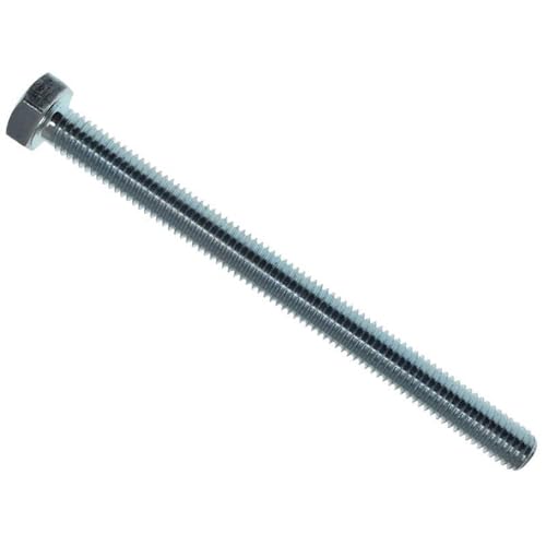 Metalmate High Tensile Set Screws M8 x 100mm Zinc Plated Grade 8.8 - Box of 50