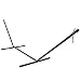 Sunnydaze 15 Foot Hammock Stand with Heavy-Duty Steel Beam Construction, 2 Person, 400 Pound Capacity, Black
