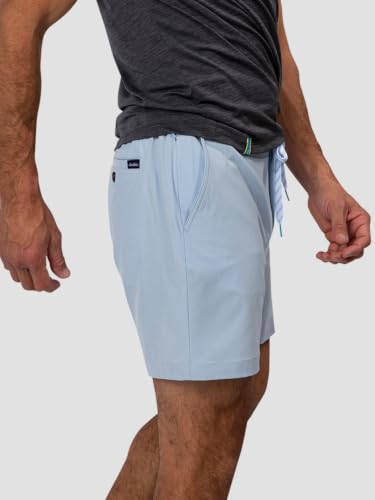 Image of Chubbies Everywear Men's Shorts - Mens Shorts Casual 6in Inseam, Elastic Waist, Water-Resistant, Zipper Pocket