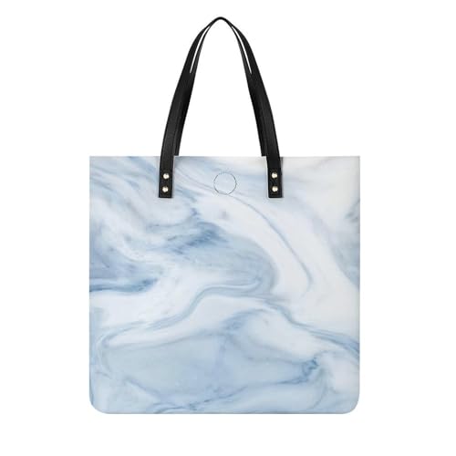 Tote bag pour voyage marbre et blanc : le sac à bandoulière des escapades