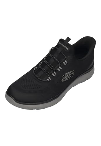 Baskets à enfiler Skechers Summits 233045 BKCC pour homme en noir