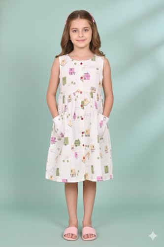Image of VIKITA 2017 Girls Embroidery Cotton Long Sleeve Flower Dresses LH5460 for 1-8 Years ?-