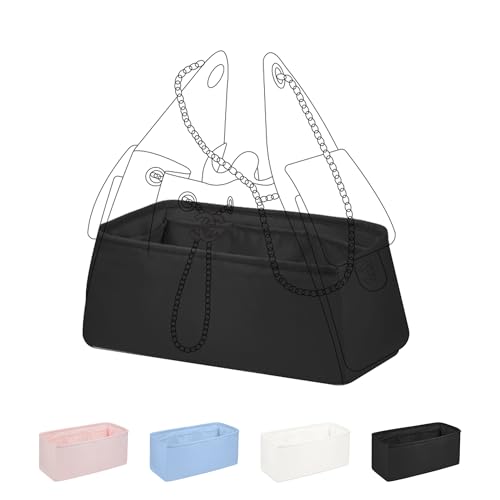 【Conservazione più comoda】L’organizer per borse dispone di più scomparti interni, sufficienti a mantenere gli oggetti in ordine senza occupare spazio extra nella borsa, permettendo un utilizzo ottimale dello spazio interno. Il numero di scomparti varia in base alla misura dell’organizer.