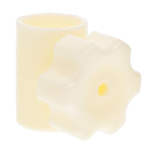 Conector de poste para patio y playa BESPORTBLE adaptador de sombrilla exterior blanco 2