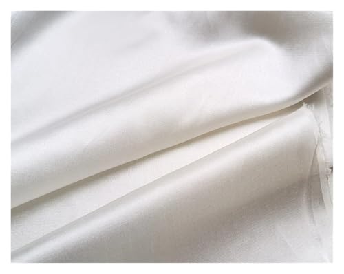 Tissu en soie et coton ivoire 45 pouces pour nappe de mariage et décoration