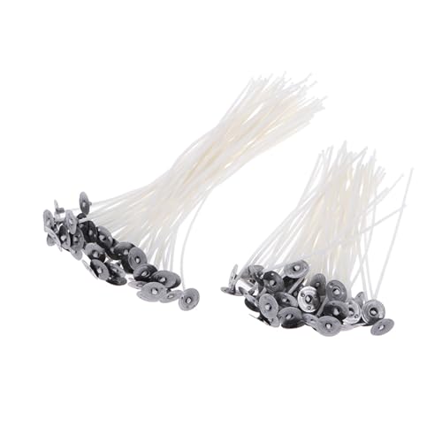 Healifty 150 mechas preenceradas para velas artesanales