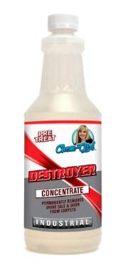 DESTROYER - Best Permanent Urine Stain and Odor Remover. No More Re-Marking. Dissolve and Neutralize the Urine Salts. Spot and Stain Gone for Good.