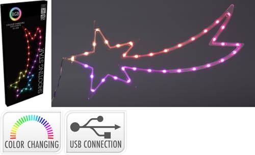 Arbres suspendus et décoration extérieure avec éclairage LED de Noël USB - 4