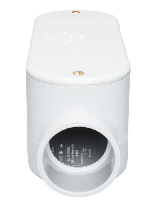 LB25 2-1/2" PVC Type LB Conduit Body, Schedule 40, Electrical Access Fitting, Gray, Weatherproof, (1 Unit)