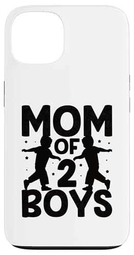 Mom Of Two Boys ̓ Ƒq ̌t X}zP[X iPhone 13 p